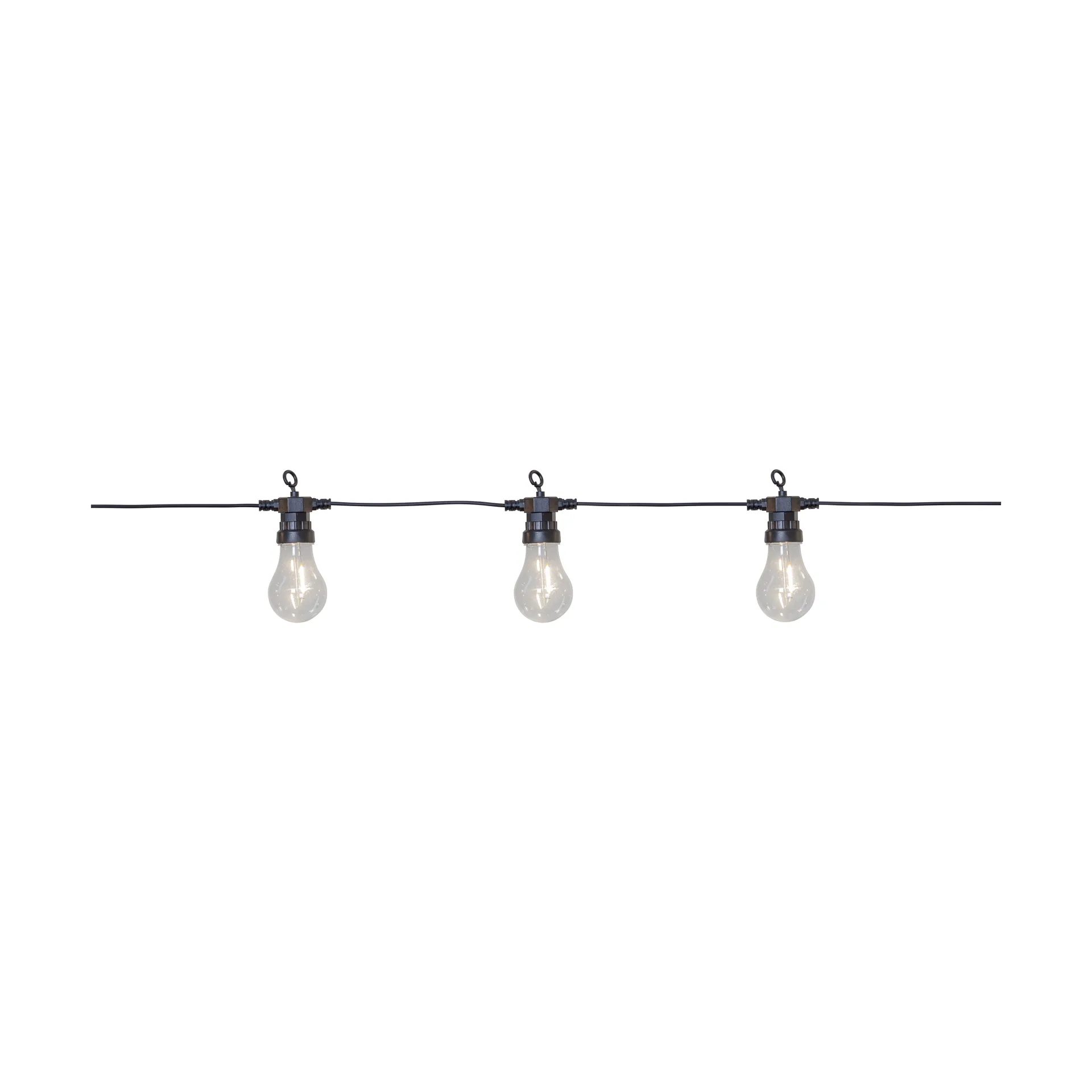 Lampki Wisp czarne, 405 cm, 10 lampek Scandi Essentials