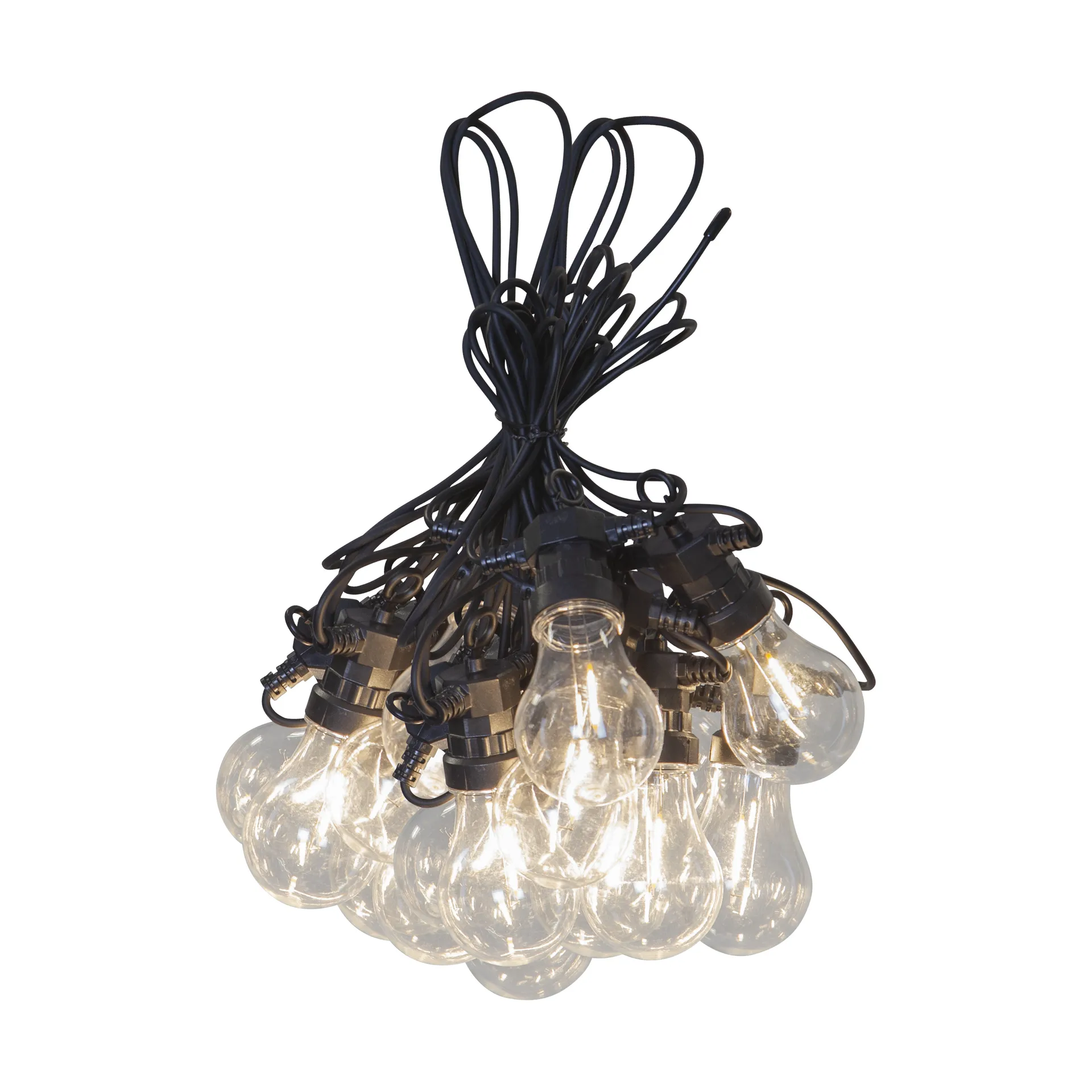 Lampki Wisp czarne, 855 cm, 20 lampek Scandi Essentials