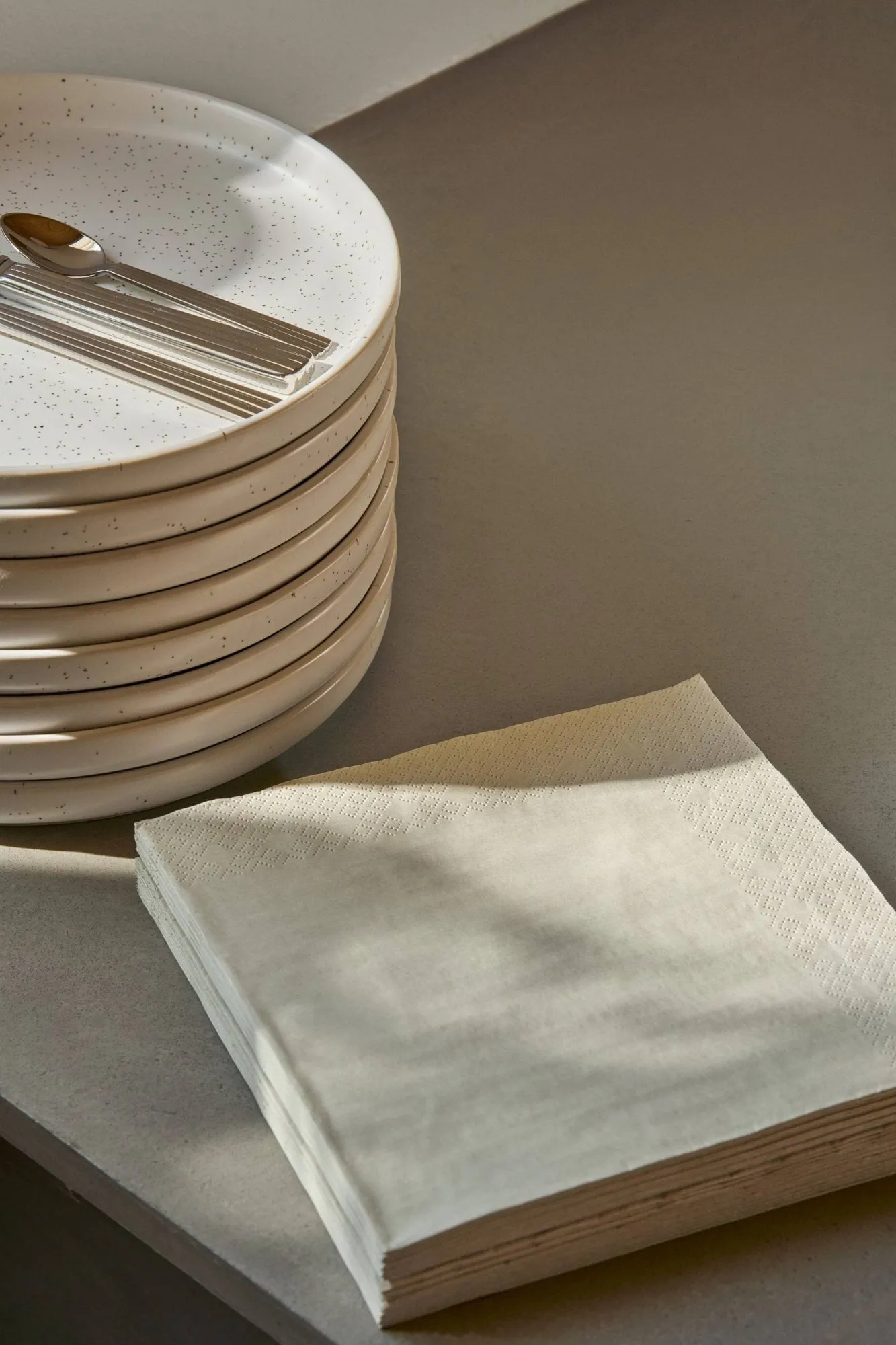 Plain serwetka papierowa, Beżowy, 20‑pak, 40x40 cm Scandi Essentials