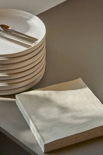Plain serwetka papierowa - Beżowy, 20‑pak, 40x40 cm - Scandi Essentials