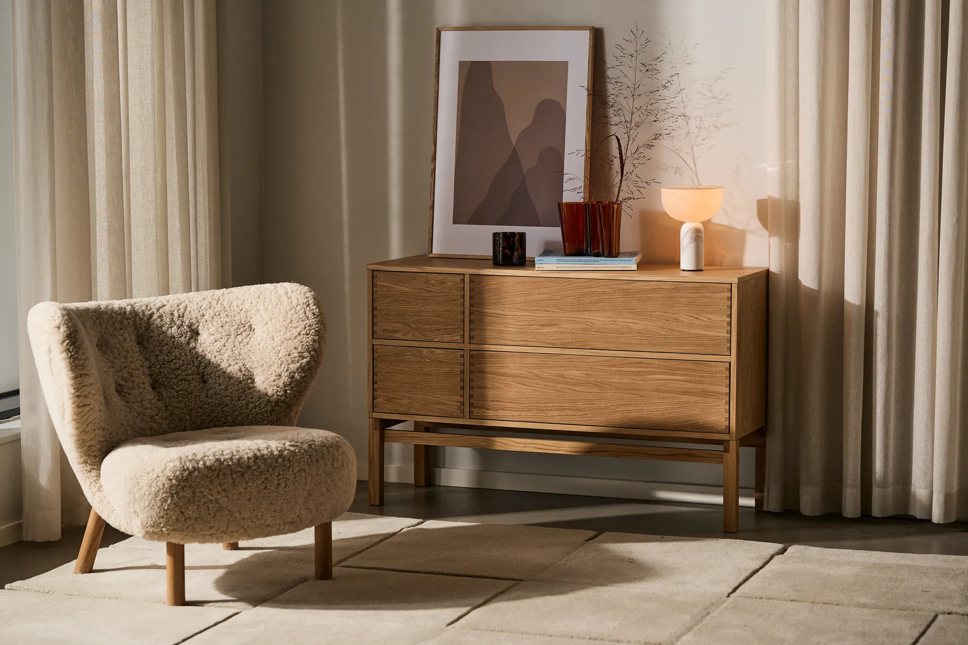 Rama Stensö, dąb, 50x70 cm Scandi Essentials