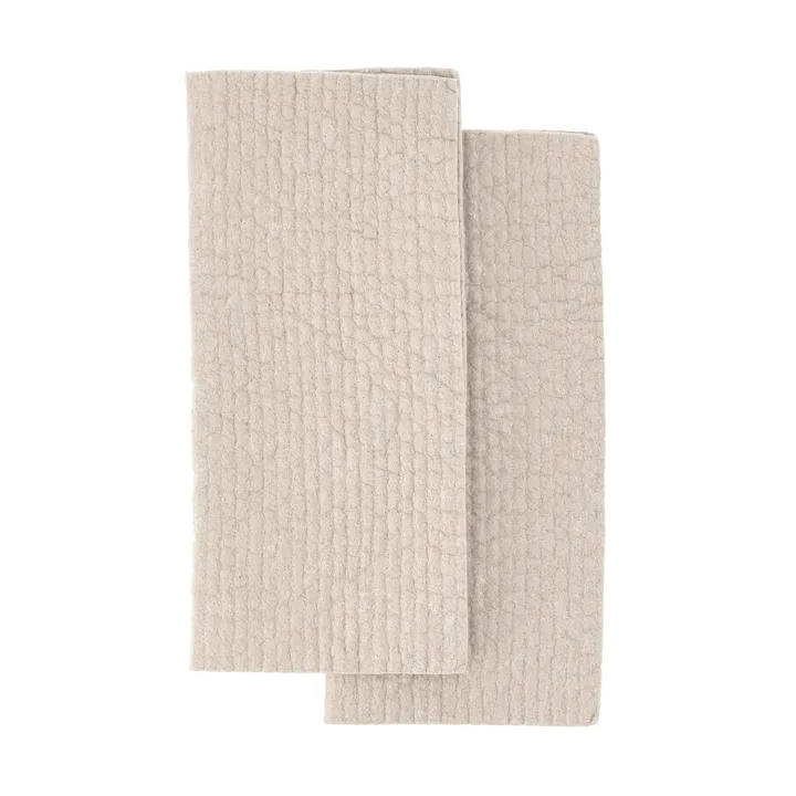 Rinse ściereczka do naczyń - Beżowy, 2‑pak - Scandi Essentials