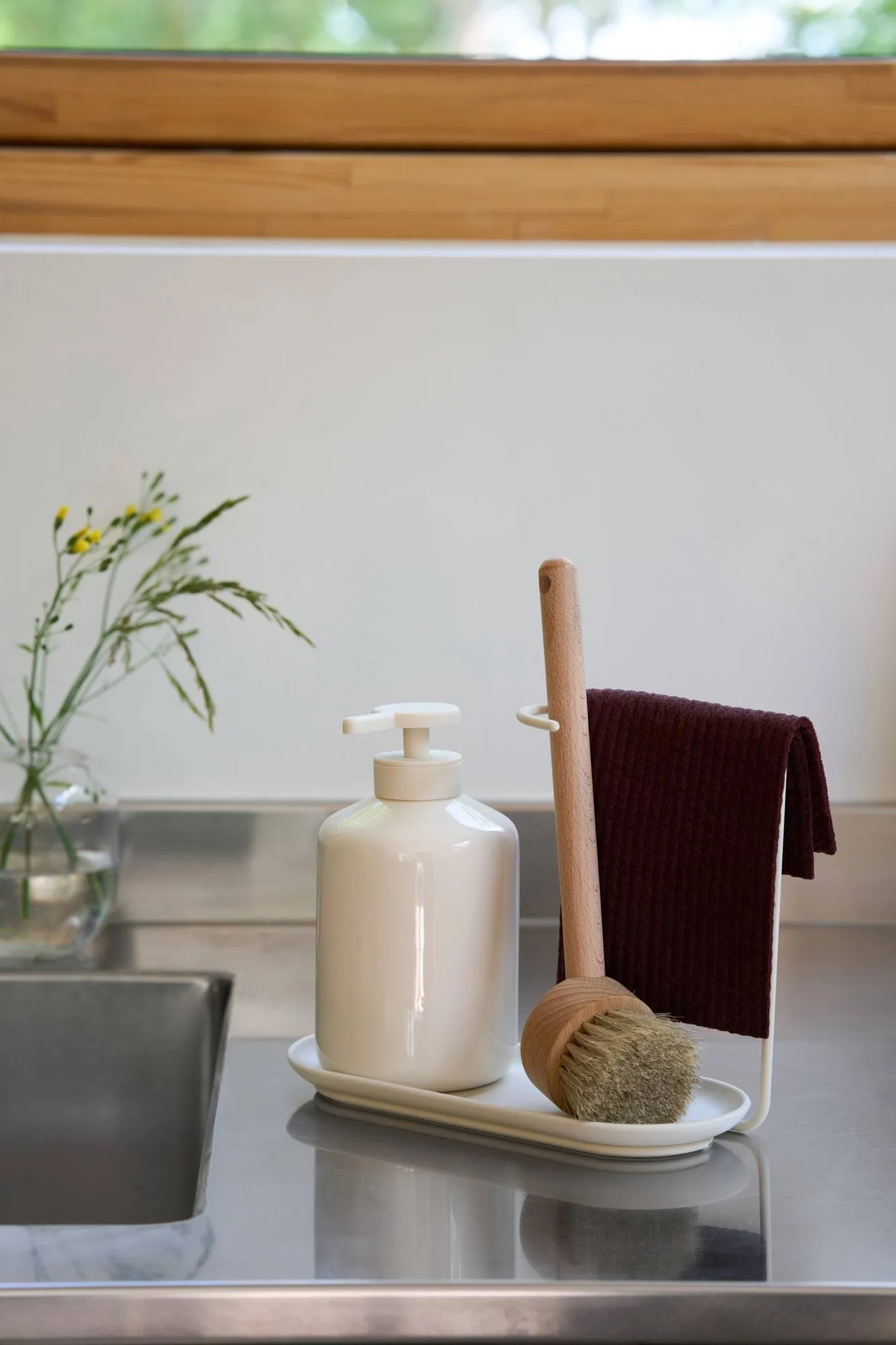 Rinse ściereczka do naczyń, Burgundy, 2‑pack Scandi Essentials