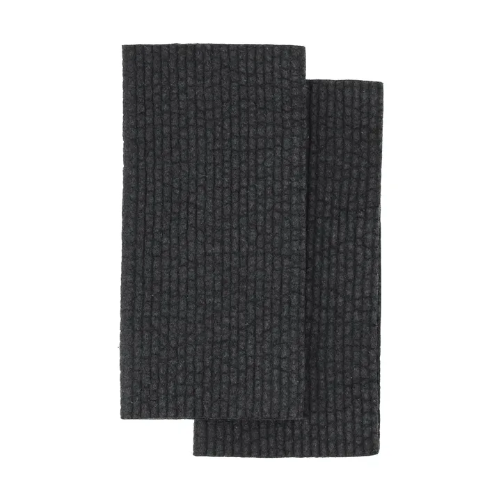 Rinse ściereczka do naczyń - Czarny, 2‑pak - Scandi Essentials