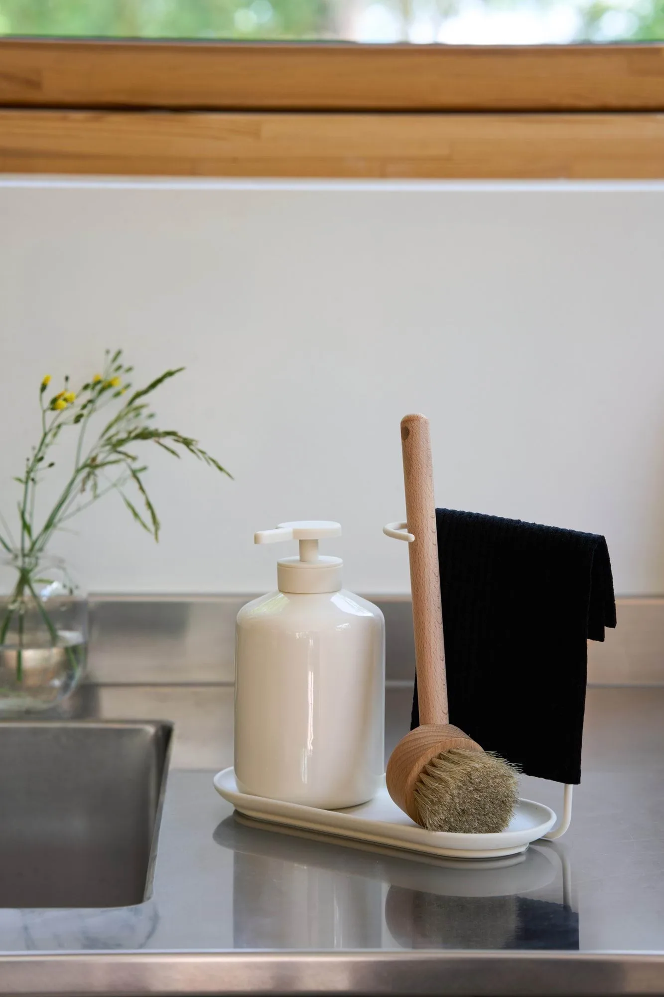 Rinse ściereczka do naczyń, Czarny, 2‑pak Scandi Essentials