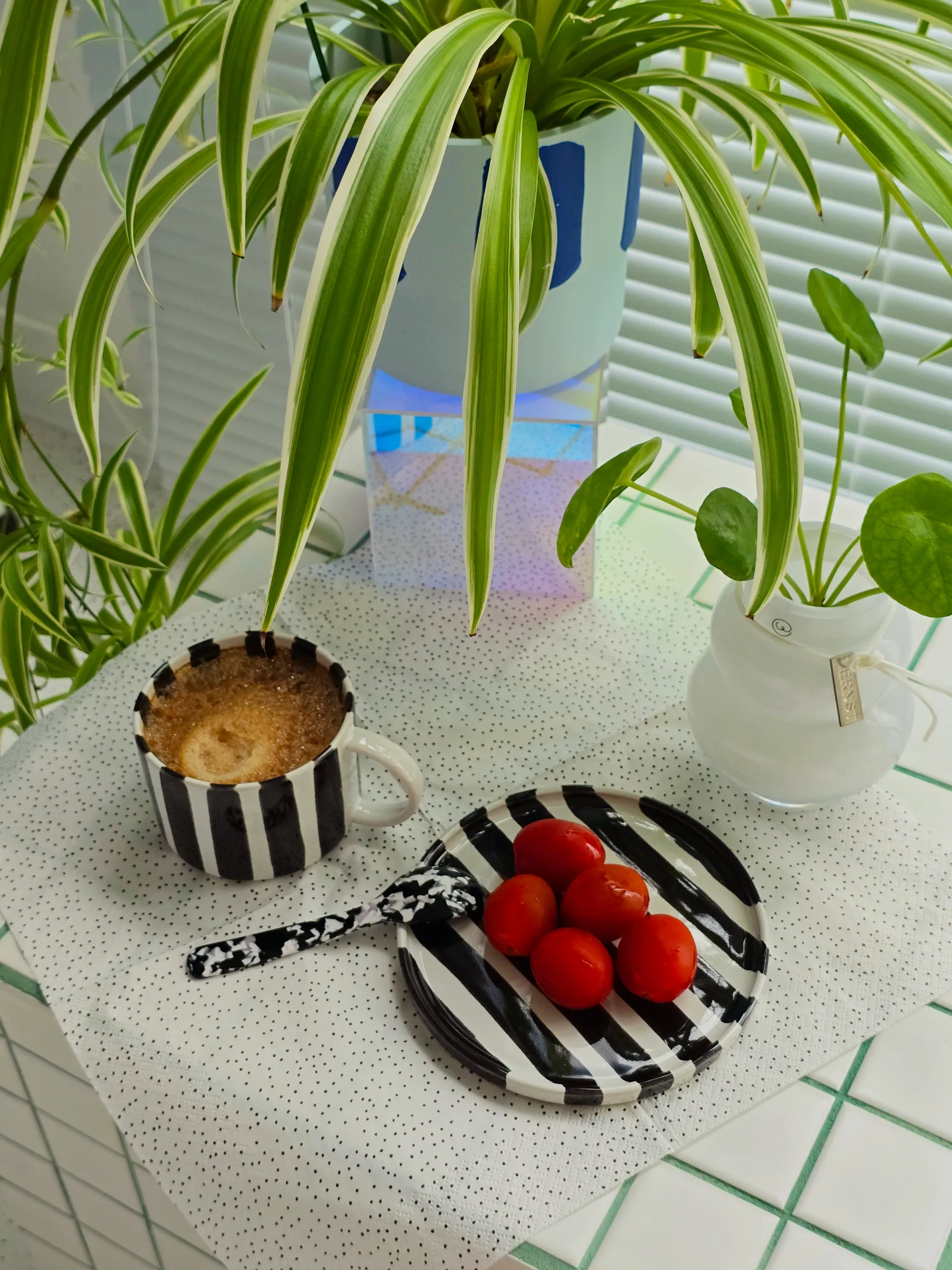 Serwetki Grain 33x33 cm 20 szt., White-Black Scandi Essentials