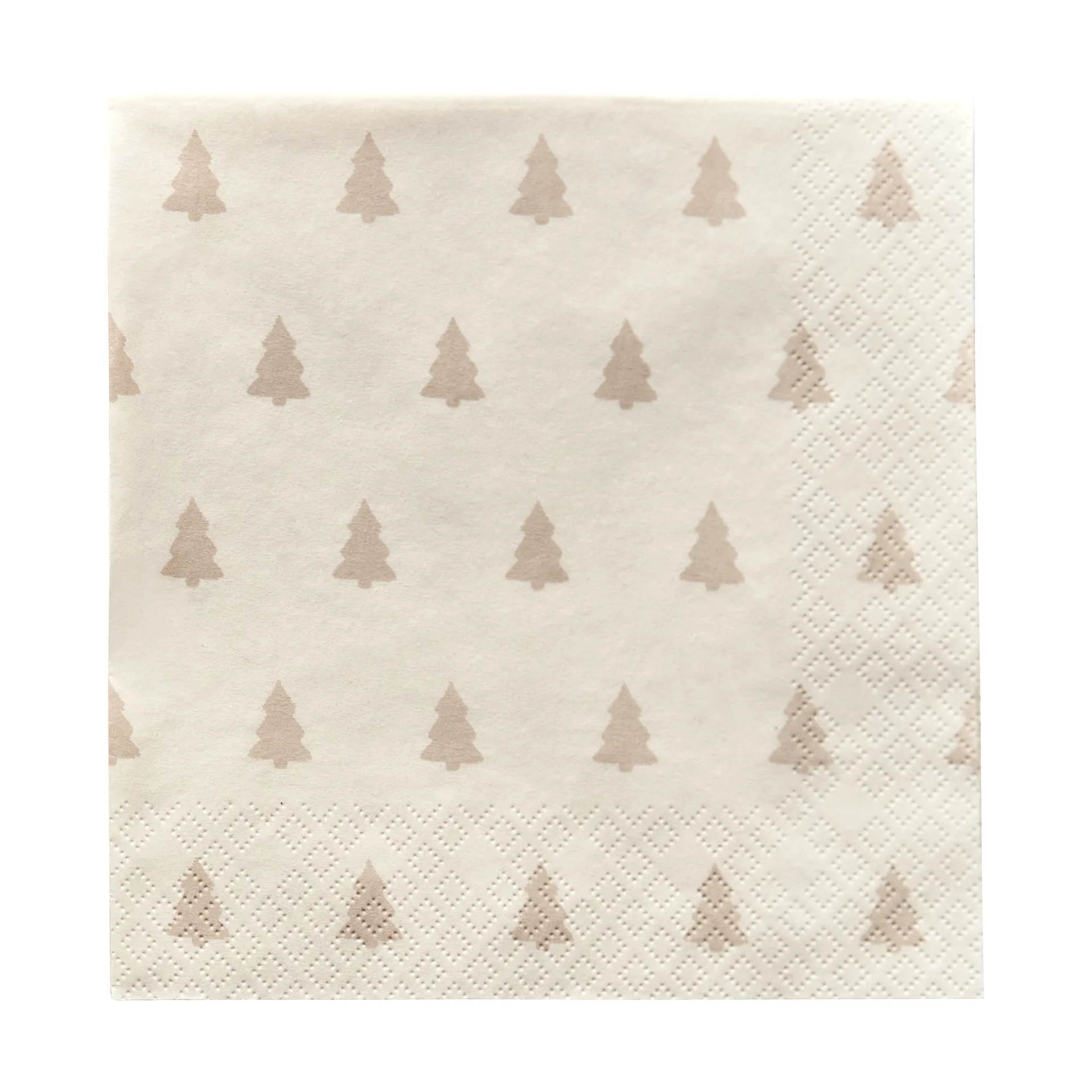 Serwetki Linen Trees 33x33 cm 20 szt., Sand Scandi Essentials