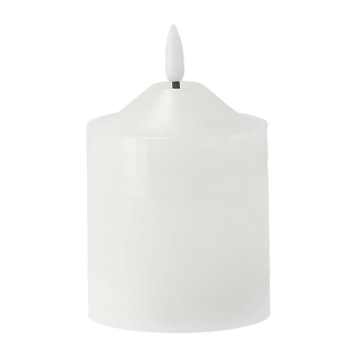Świeca blokowa Bright LED 12 cm, Biały Scandi Essentials
