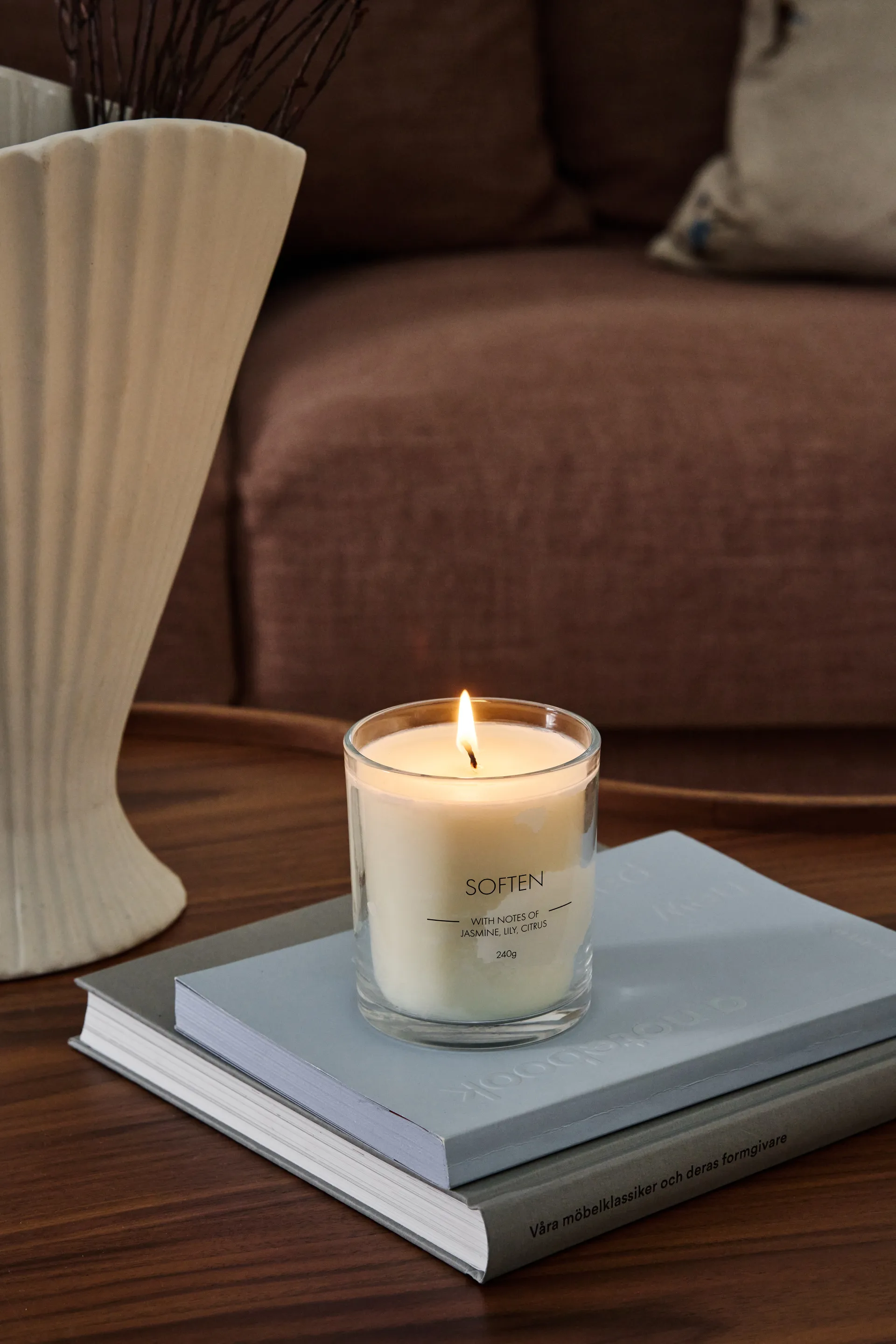 Świeca zapachowa Soften, 260 g Scandi Essentials