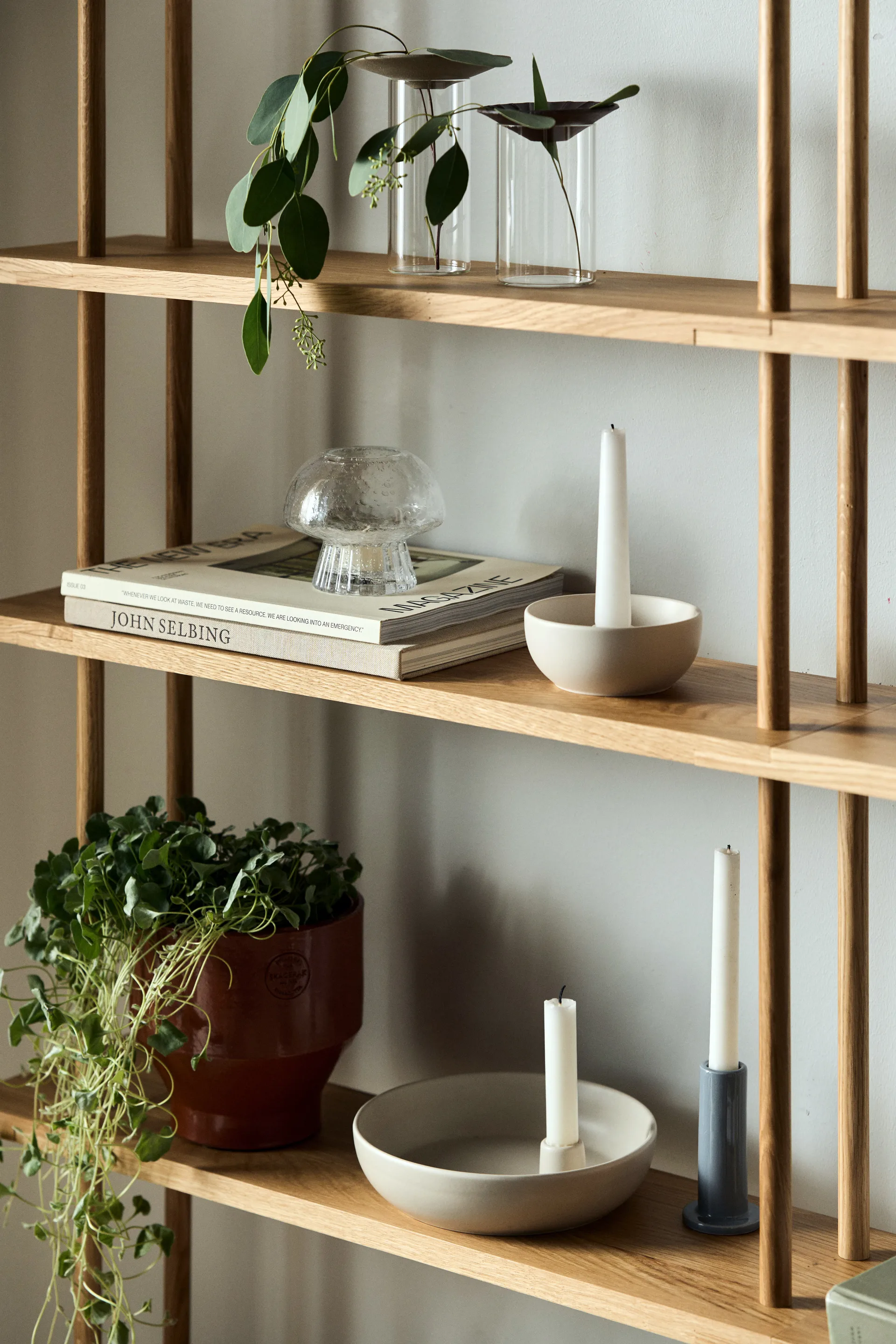 Świeczka Ambiance 27 cm, 4 szt, White Scandi Essentials