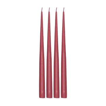 Świeczka Atmosphere 32 cm, 4 szt. - Dark Red - Scandi Essentials