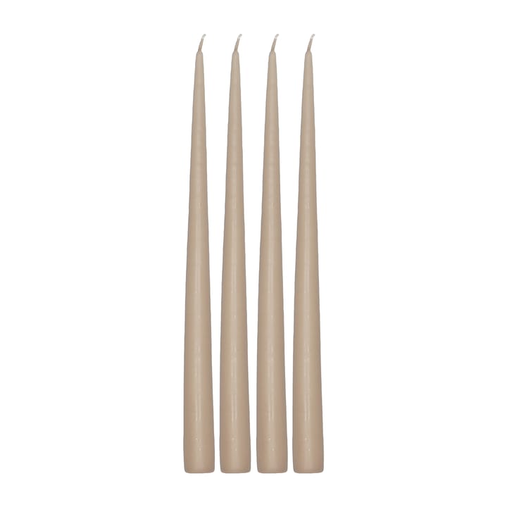 Świeczka Atmosphere 32 cm, 4 szt. - Sand - Scandi Essentials