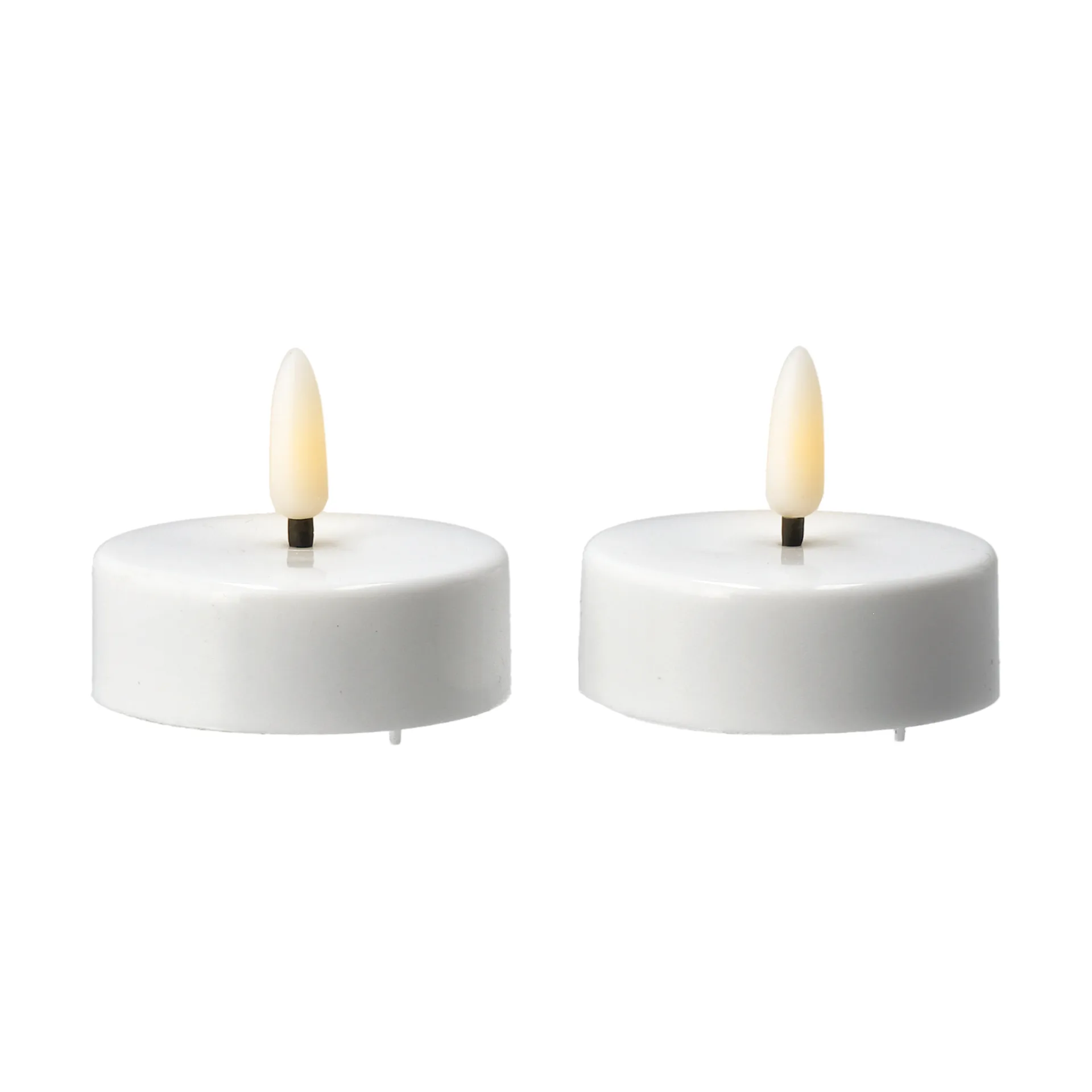 Świeczka LED Bright Ø5,8 cm, 2 szt., White Scandi Essentials