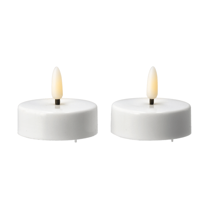 Świeczka LED Bright Ø5,8 cm, 2 szt. - White - Scandi Essentials
