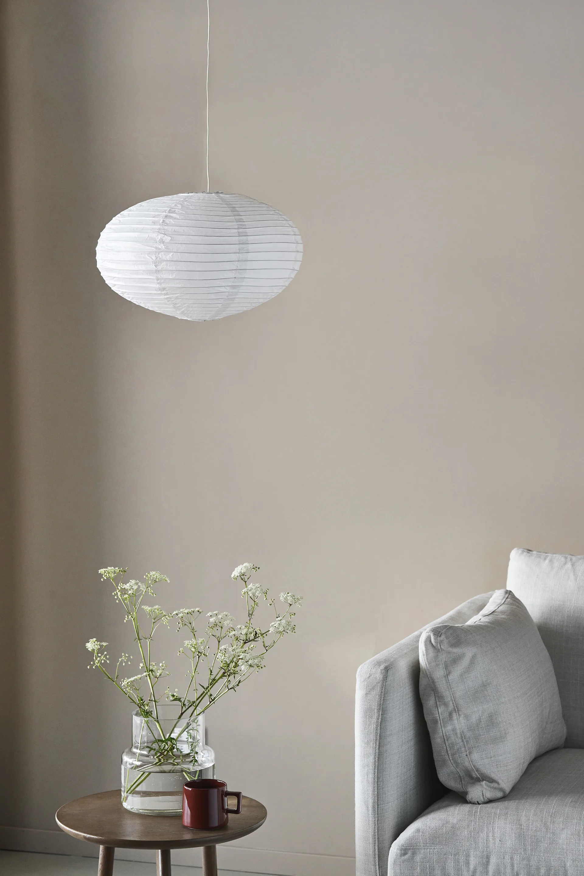 Abażur Lucent, owalny, Ø53 cm Scandi Living