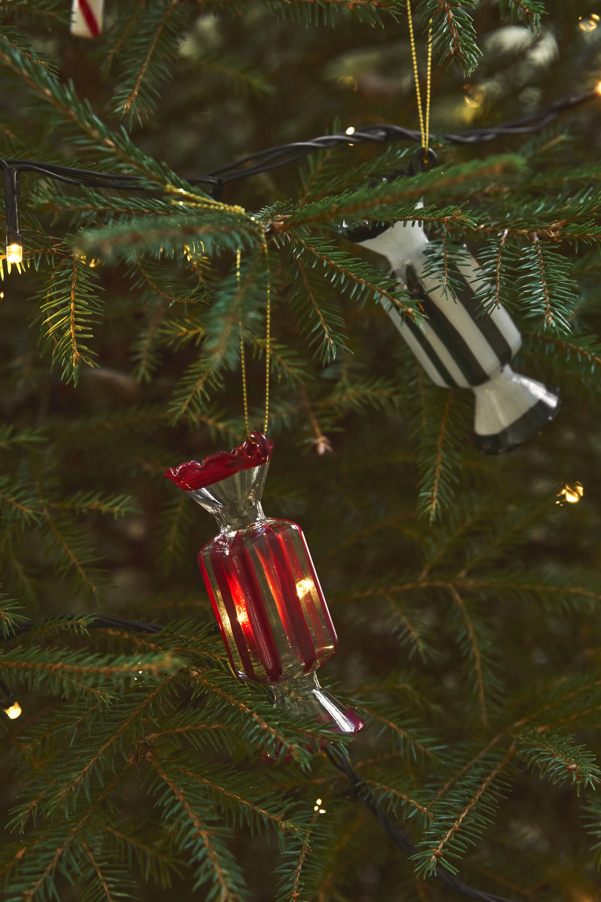 Bombki Bonbons 6 szt., Czerwone Scandi Living