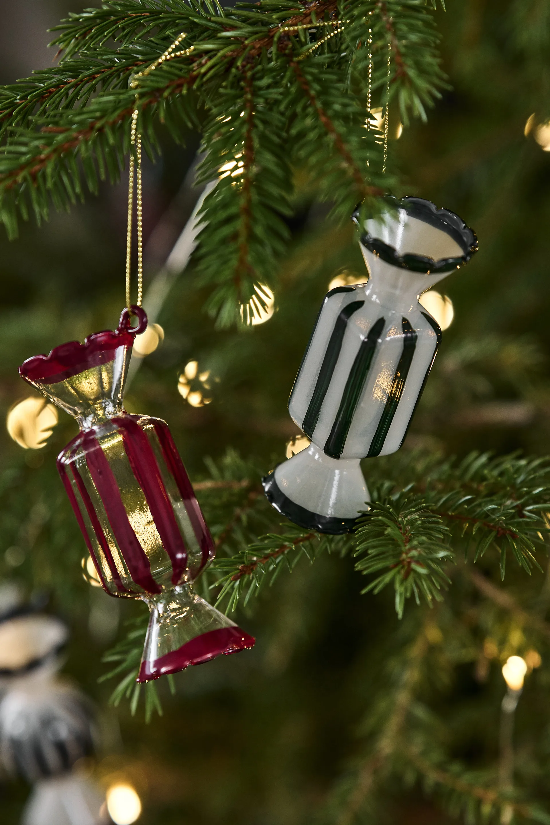 Bombki Bonbons 6 szt., Zielone Scandi Living