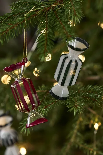 Bombki Bonbons 6 szt. - Zielone - Scandi Living