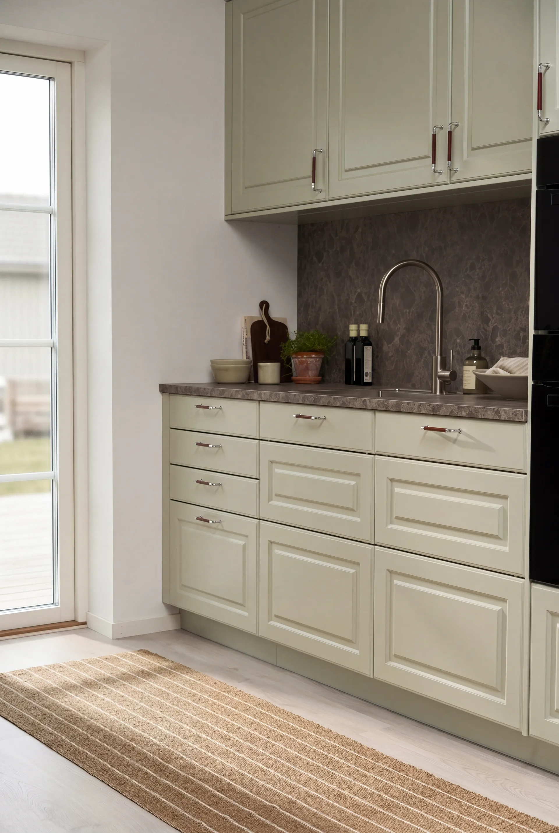 Chodnik Lane, Beige, 70x250 cm Scandi Living