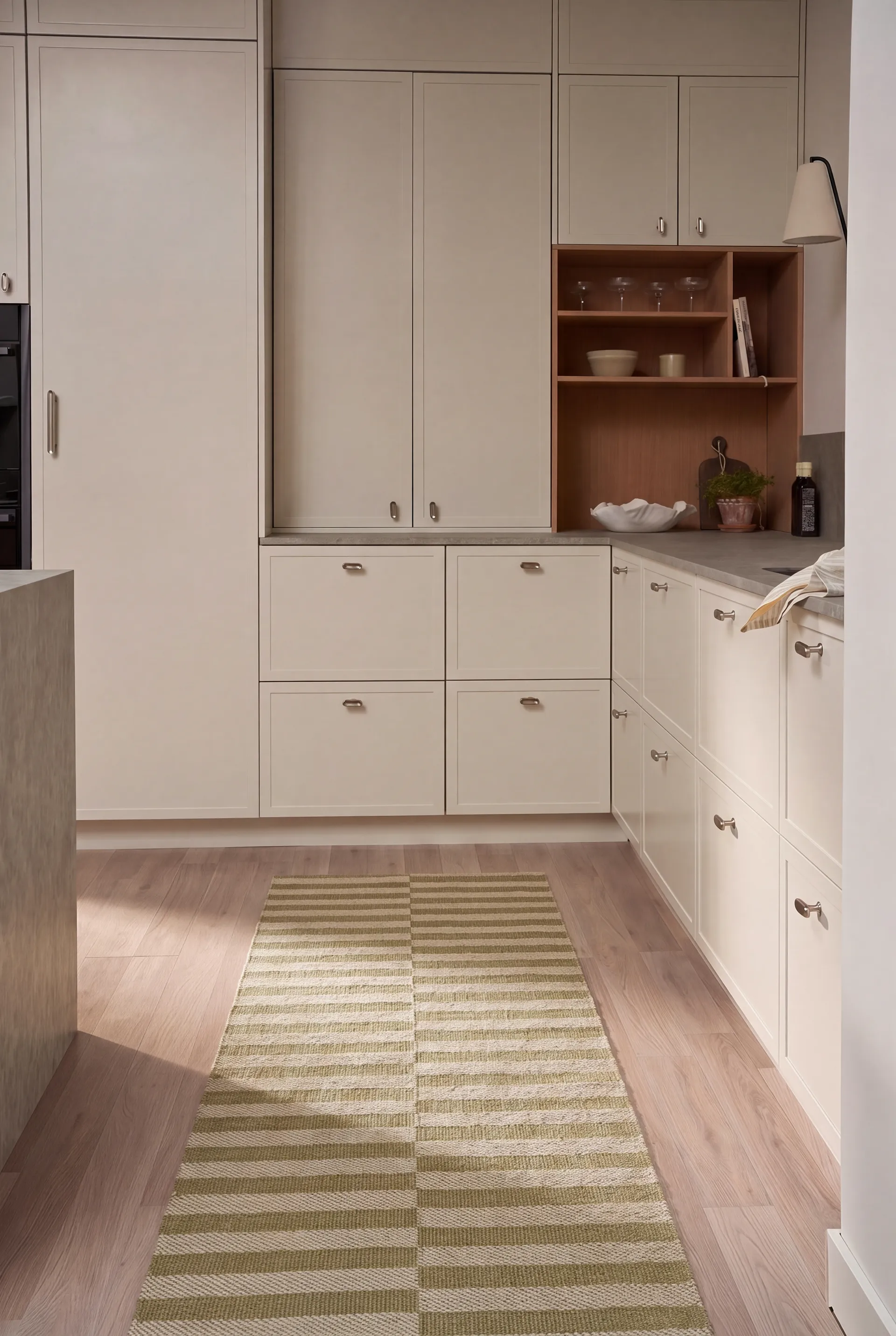 Chodnik Path, Olive green, 70x250 cm Scandi Living