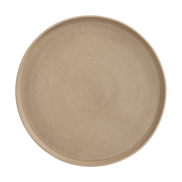 Clay mattallrik - Brązowy, Ø26 cm - Scandi Living
