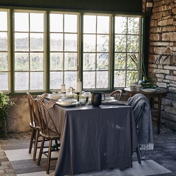 Clean obrus lniany 145x350 cm - Charcoal  - Scandi Living