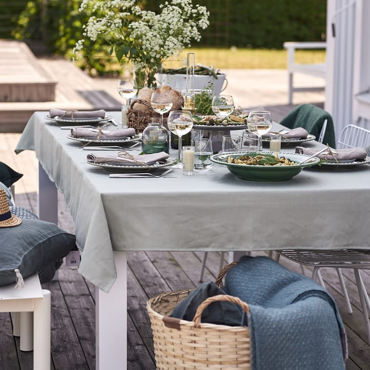 Clean obrus lniany 145x350 cm, Dusty Green Scandi Living