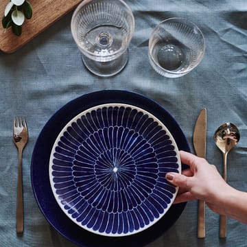 Clean obrus lniany 145x350 cm - Smokey Blue - Scandi Living