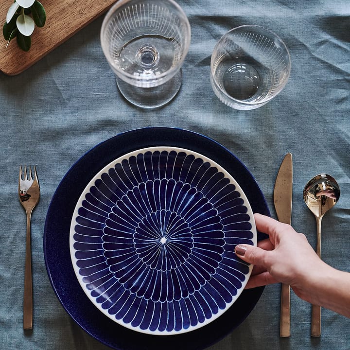 Clean obrus lniany 145x350 cm, Smokey Blue Scandi Living