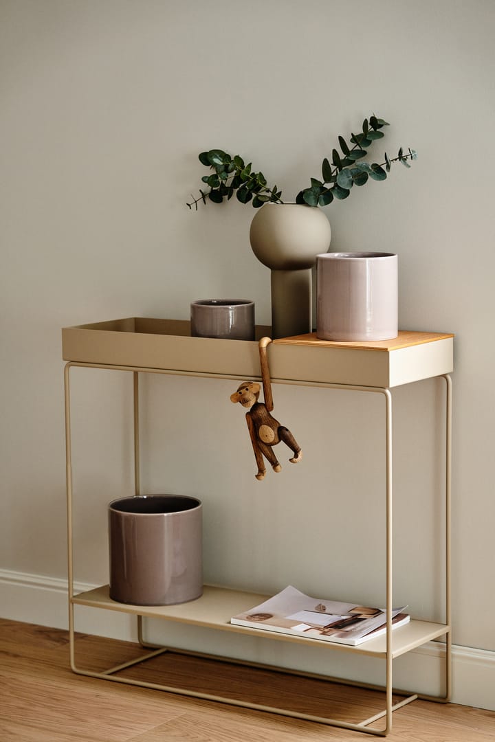 Doniczka Sleek Ø12 cm, Beżowy Scandi Living