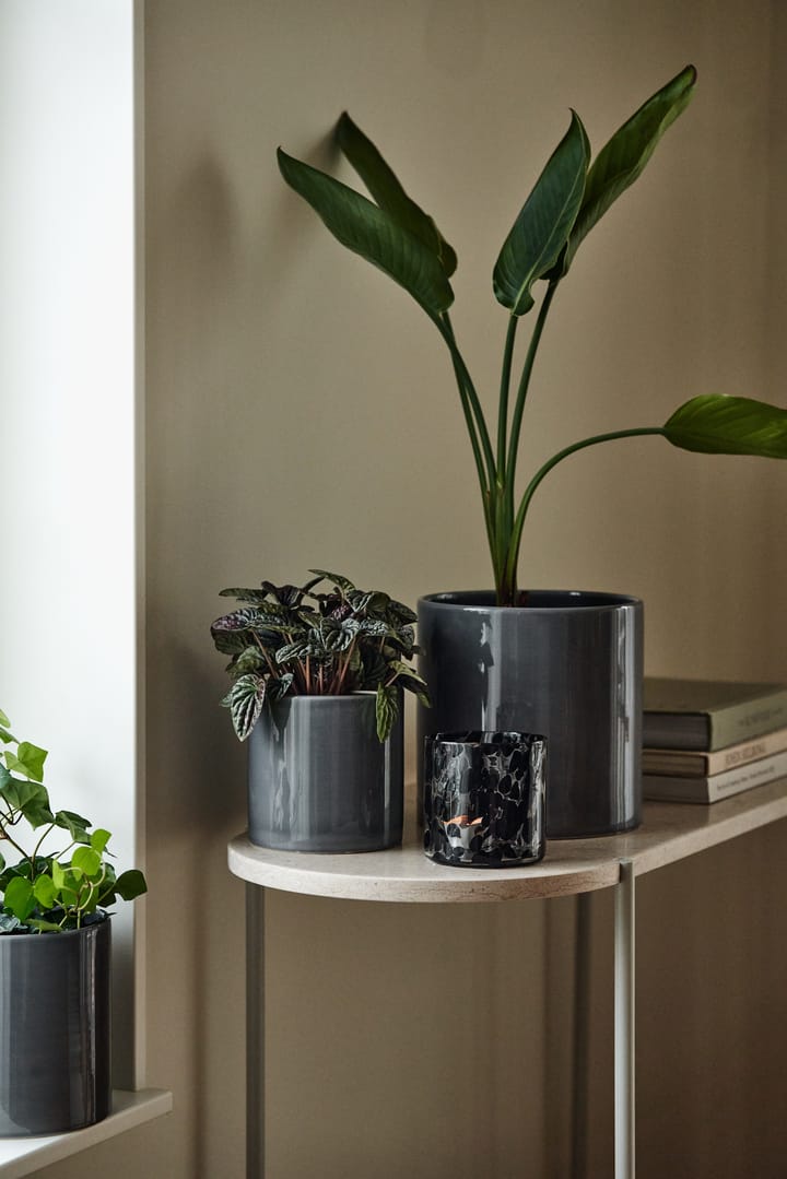 Doniczka Sleek Ø12 cm, Charcoal Scandi Living