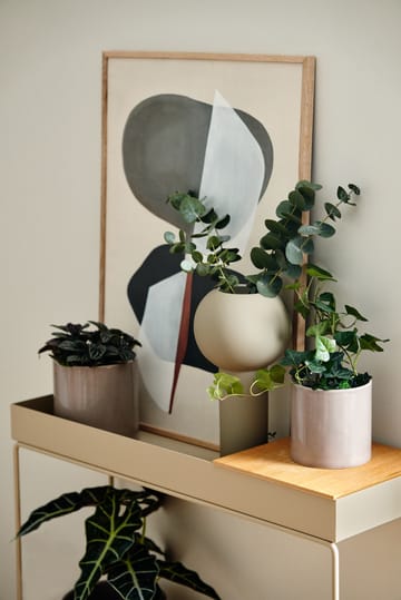 Doniczka Sleek Ø15 cm - Beżowy - Scandi Living
