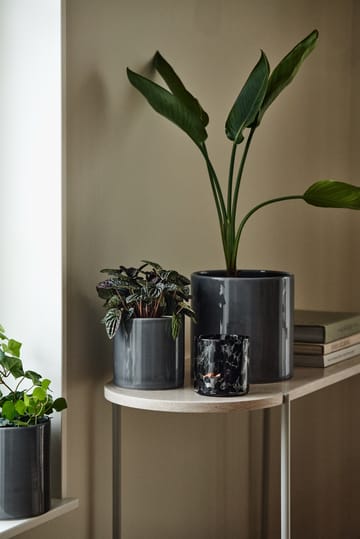 Doniczka Sleek Ø19 cm - Charcoal - Scandi Living