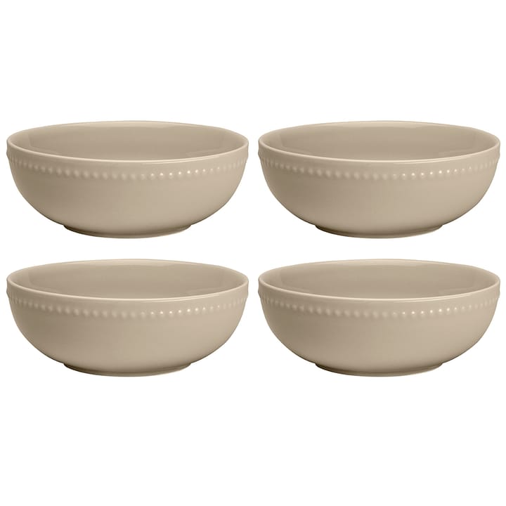 Dots misa śniadaniowa 60 cl 4-pack - Beżowy - Scandi Living