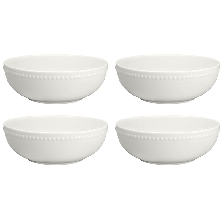 Dots misa śniadaniowa 60 cl 4-pack - Biały krem - Scandi Living