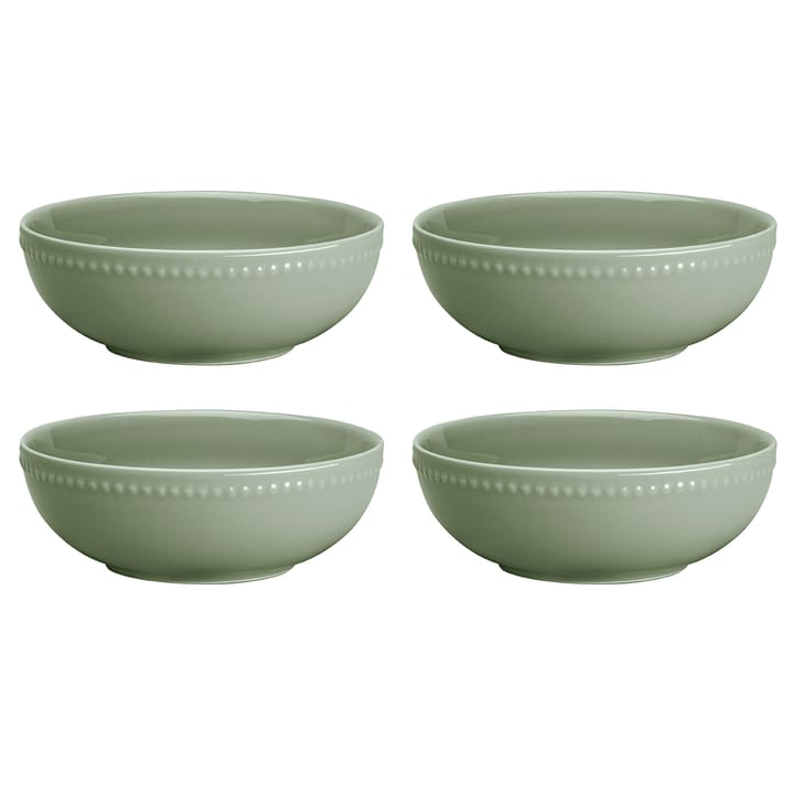 Dots misa śniadaniowa 60 cl 4-pack - Zielony - Scandi Living