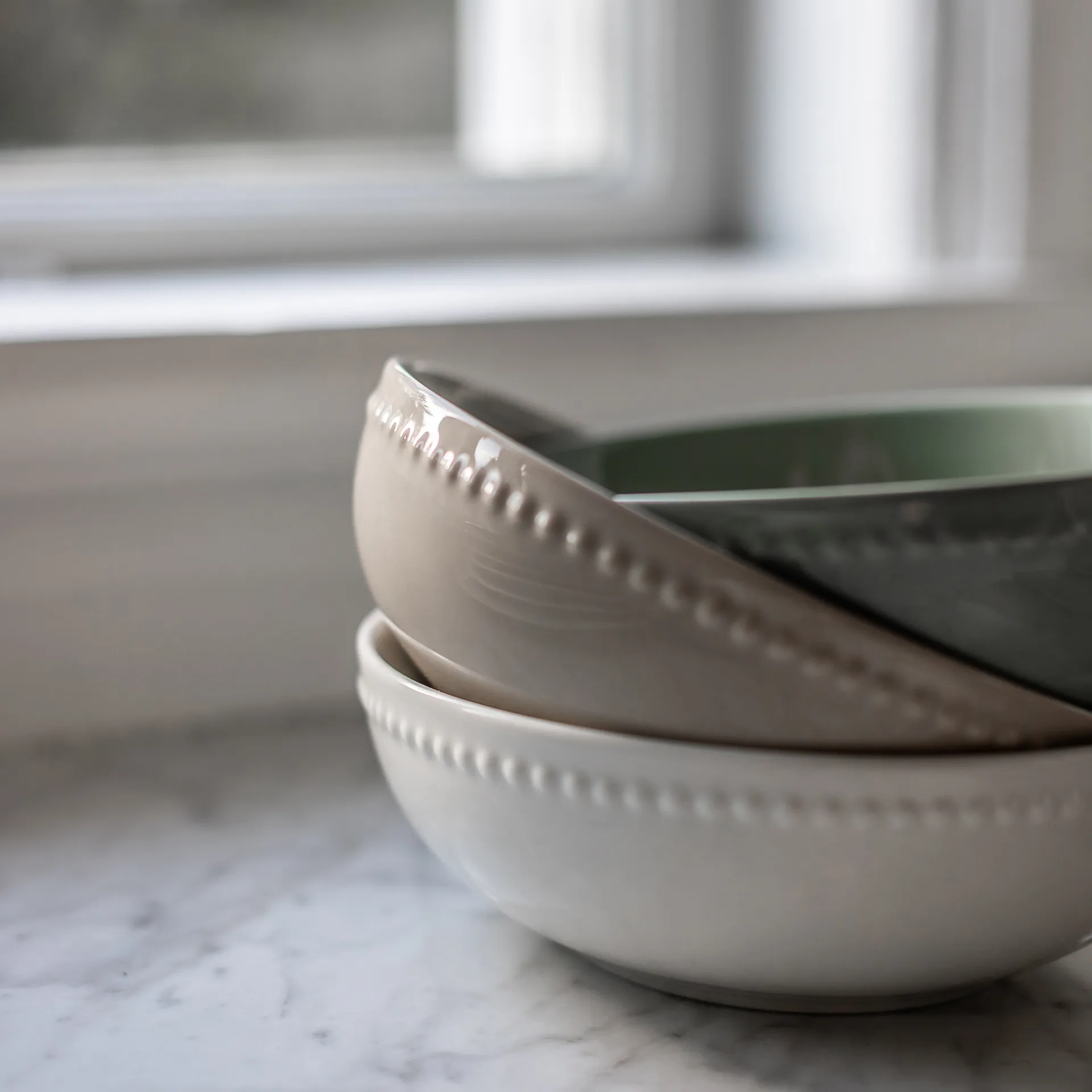 Dots misa śniadaniowa 60 cl 4-pack, Zielony Scandi Living