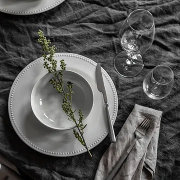 Dots miska śniadaniowa 600 ml, 4‑pak - Biały krem - Scandi Living