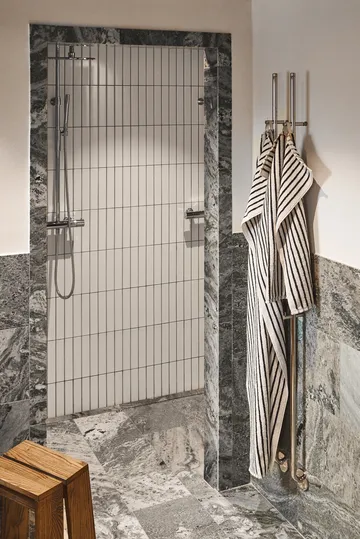 Drift zestaw ręczników 4 elementy - Biało-czarny - undefined - Scandi Living