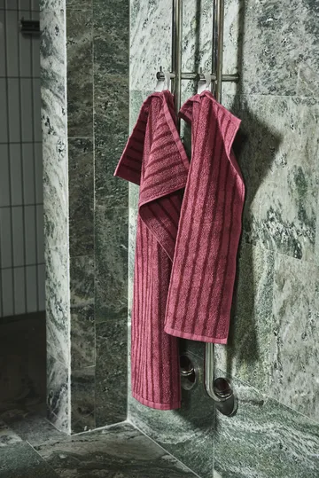 Drift zestaw ręczników 4 elementy - Różowy-czerwony - Scandi Living