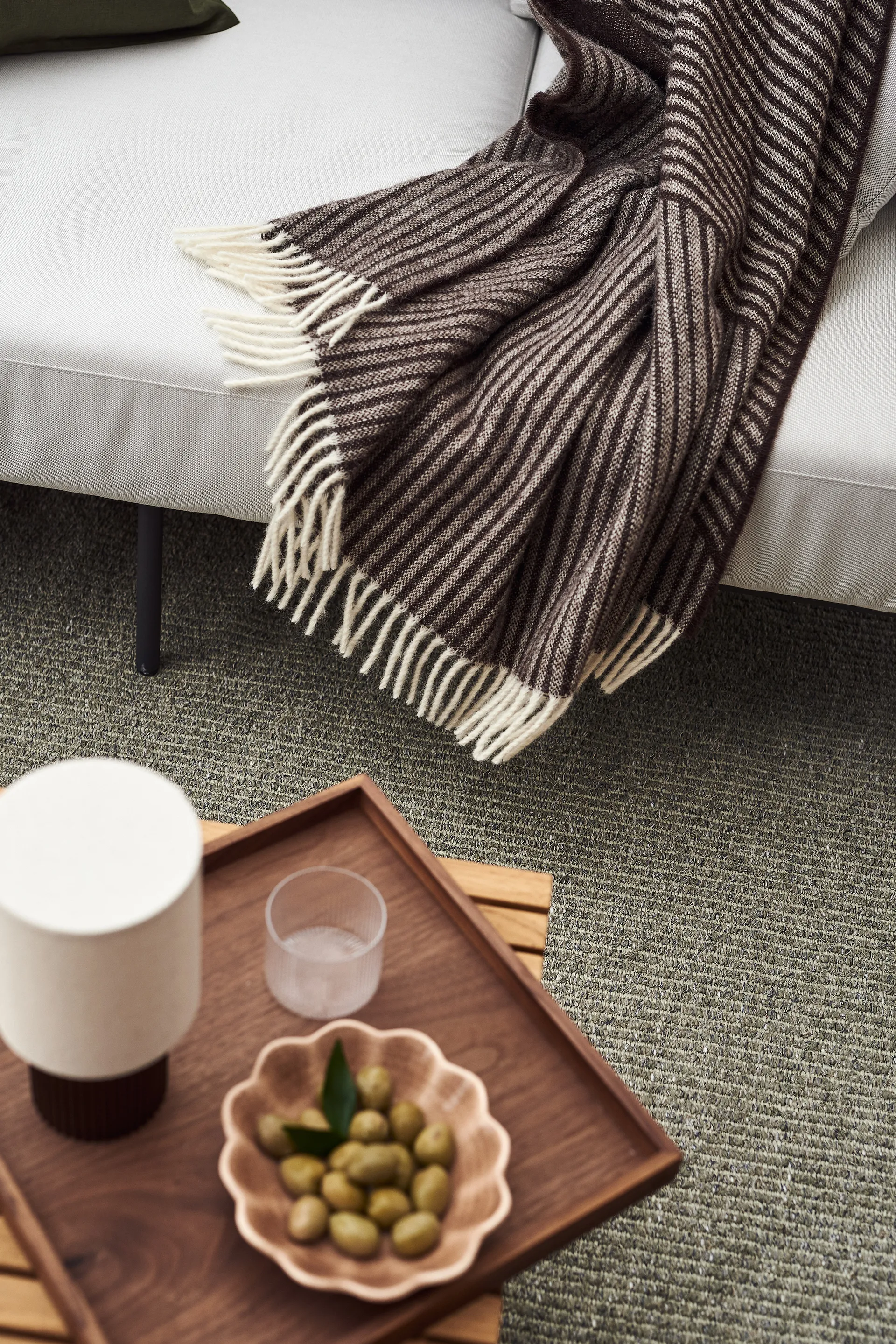 Dywan Fallow dusty green, 200x300cm Scandi Living