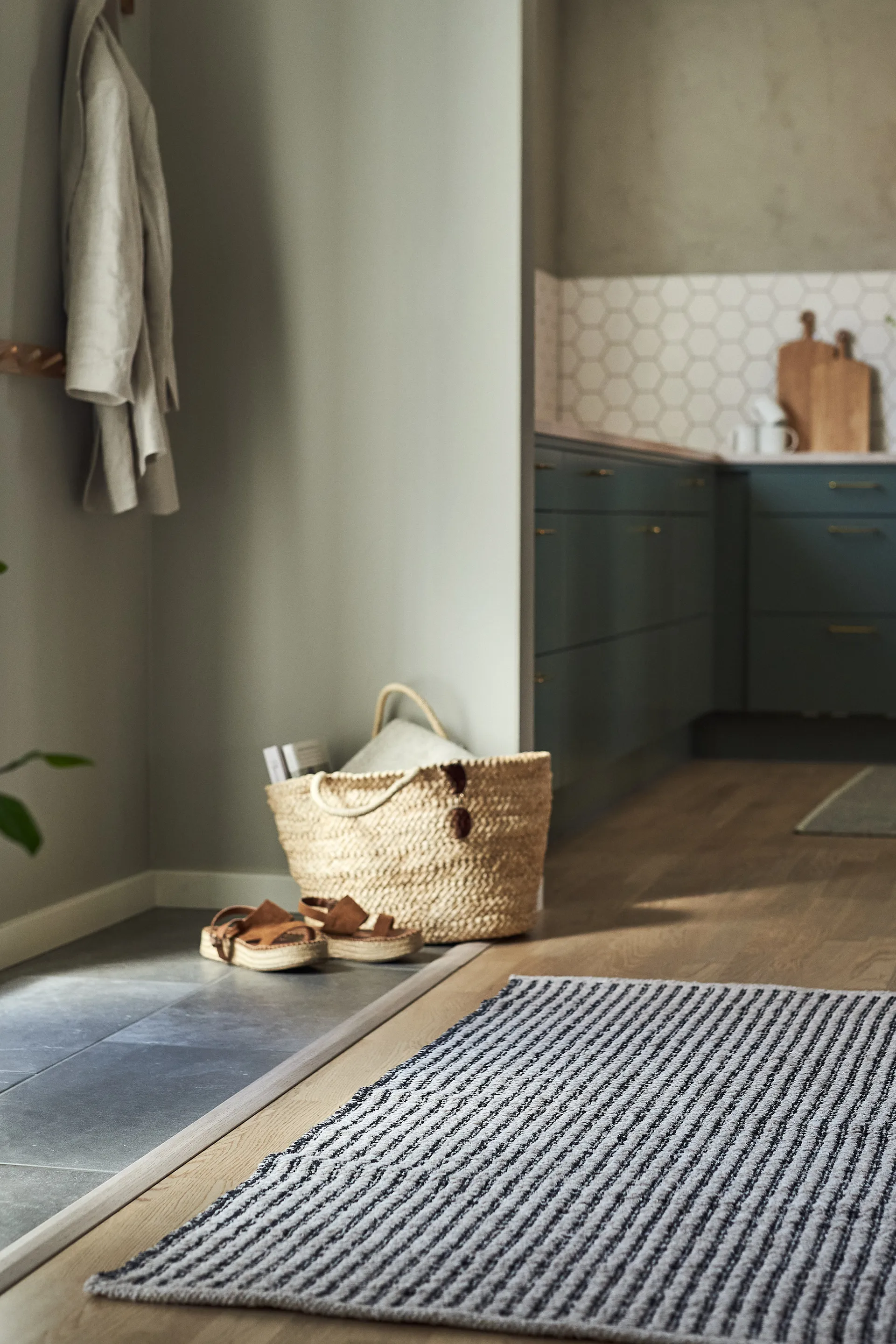 Dywan Harvest beżowo-czarny, 70x250cm Scandi Living