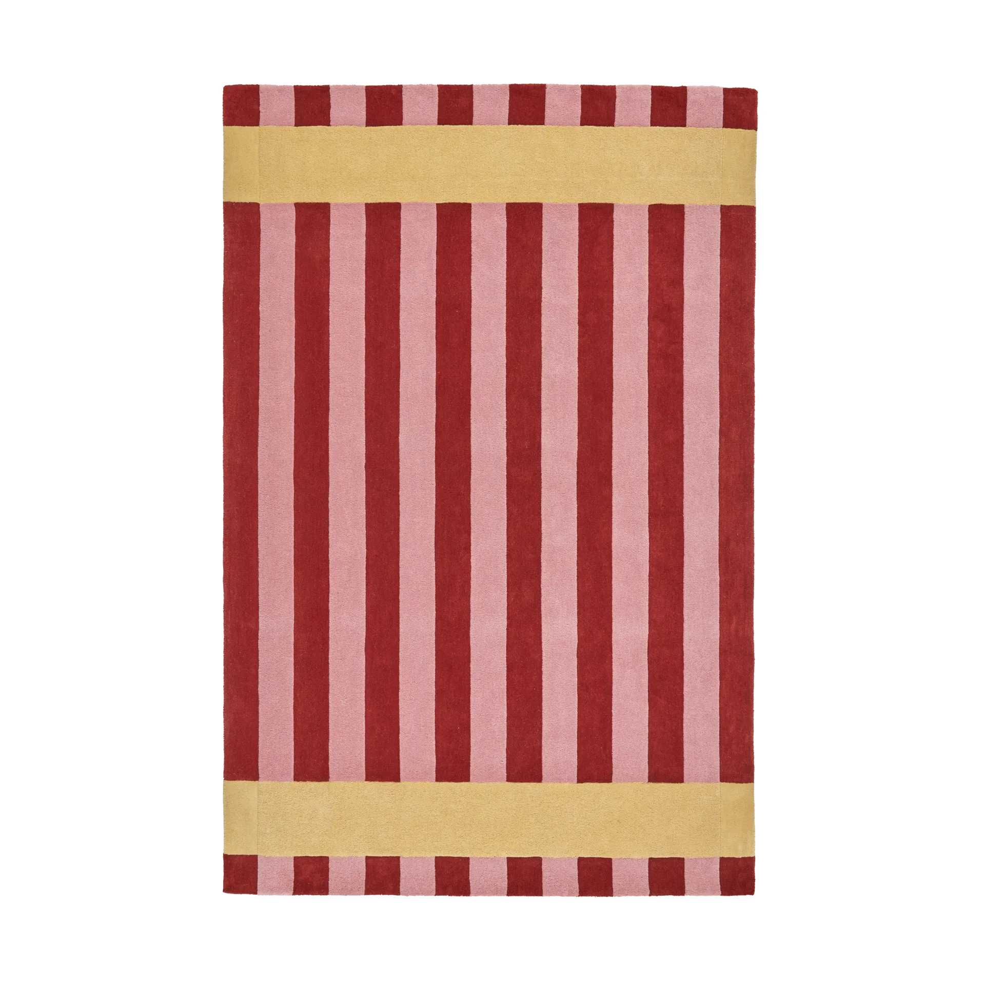 Dywan wełniany Aisles, Czerwony, 170x240 cm Scandi Living