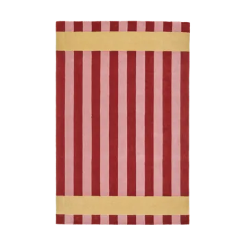 Dywan wełniany Aisles - Czerwony, 170x240 cm - Scandi Living