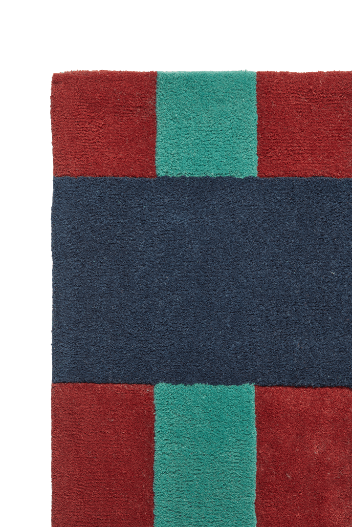 Dywan wełniany Aisles, Zielony, 170x240 cm Scandi Living