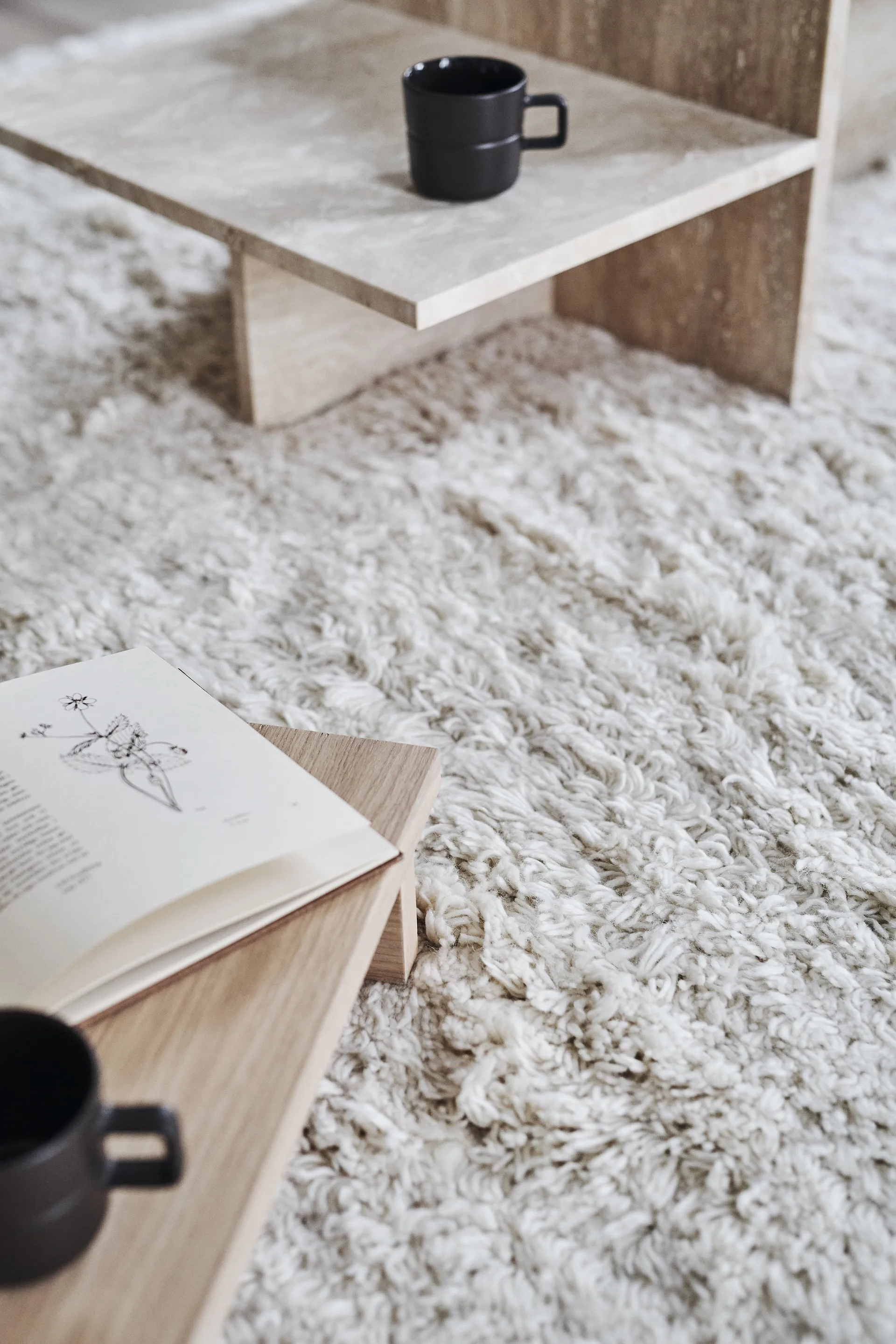 Dywan wełniany Cozy naturalna biel, 170x240 cm Scandi Living