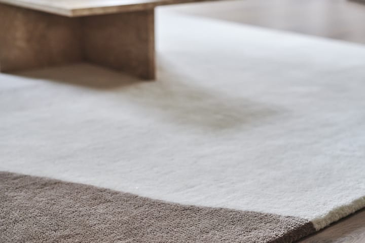 Dywan wełniany Flow biało-beżowy, 200x300 mm Scandi Living