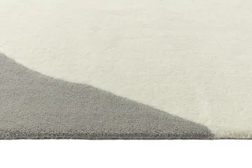 Dywan wełniany Flow biało-szary - 170x240 cm - Scandi Living