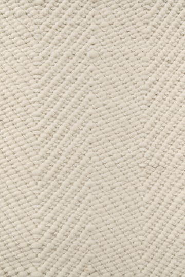 Dywan wełniany Furrow naturalna biel - 80x240 cm - Scandi Living