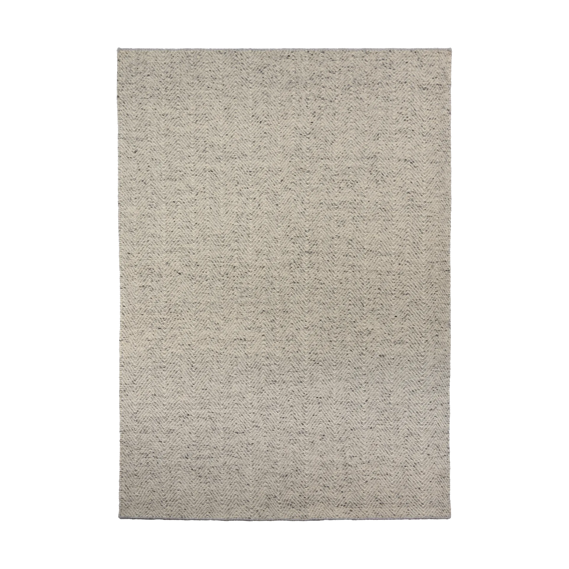 Dywan wełniany Furrow naturalna biel/szary, 200x300 cm Scandi Living